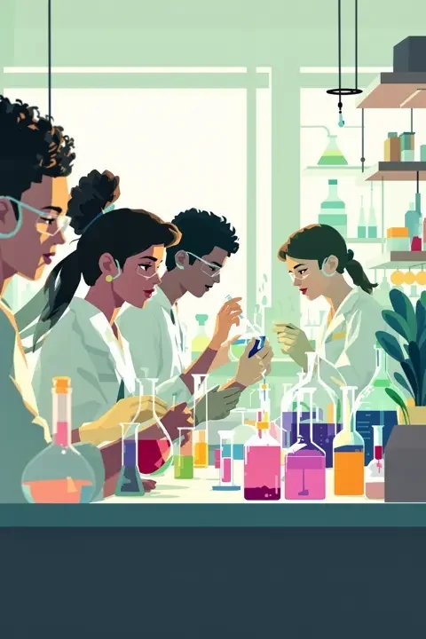 化学社的春天 学院青春影片竖版海报